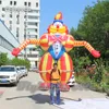 Circus Parade Performance Props 3,5 m grappig lopen opblaasbaar clown -kostuum blazen joker poppenpakken op voor buitenevenementen