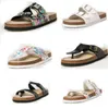 30Pris 2019 Nyaste sommar Kvinnor Flats Sandaler Cork Tofflor Kvinnor Casual Skor Skriv ut Blandade färger Storlek 35-40