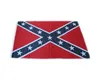 Confederate Rebel Civil War Flag Battle Flaggor Två sidor Tryckta National Polyester 90x150cm