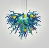 LR1103 Soffiato a bocca CE / UL Vetro borosilicato di Murano Dale Chihuly Art Elegante lampadario a tulipano Lampada a sospensione per la casa