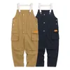 Strapback Mens New Designer Overroys Broadcloth Cargo Pants Loose Fit Casual Hip Hop Streetwear Fashion Pocket Polyester Cargo TRO271E