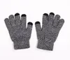 2018 брендовые вязаные перчатки высокого качества для мужчин и женщин, теплые варежки плюс бархатные утолщенные перчатки для сенсорных экранов, шерсть, кашемир, унисекс, S10258463183