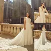 Plus Size A Line Wedding Dress Off Shoulder Sleeveless Appliques Chiffon Wedding Dresses Court Train Bridal Gowns