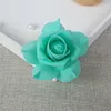 200PCs 9Colors dia 7cm PE Artificial Rose Flower Heads för DIY Wedding Decoration Flower Bouquet Arch Flower Ball Accessoires