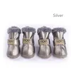 Scarpe Abbigliamento Abbigliamento Stivali Pet Outdoor Anti per Cucciolo impermeabile Inverno Chihuahua Cane Caldo Popolare Racchette da neve 4 pezzi / set LUU