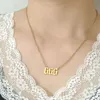 Edelstahl Anzahl Halsketten Anhänger Für Frauen Männer Gothic 666 Gold Silber Lange Kette Männlich Weiblich Halskette Mode Schmuck