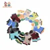 12Pairs / lot kids strumpor baby nyfödd pojke casualinfantil baby tofflor, anti slip strumpor golv atws0006