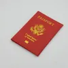 Hot Vendas Casos de Passaporte Americanos Carteiras Titulares de Cartão de Caso Capa ID Titular Protetor de Couro PU de Viagem 16 Cores tampa do passaporte wcw642
