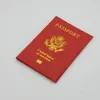 Gorąca sprzedaż amerykańskich przypadków paszportowych portfele posiadacze karty Pokrywa Uchwyt ID Protector PU Leather Travel 16 kolorów Passport Okładka WCW642