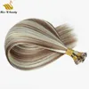 handtied hairweft silky trapthhair 확장 손으로 묶여 인간의 머리 weaves 위사 검은 갈색 금발 99J 와인 레드 컬러 200gram