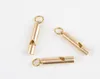 500pcsrpopulaVintage Solid Brass EDC Whistle Emergency Mini Keychain Practical Survival Kit Gadgets For Outdoor Camping Hiking Easy To Carry