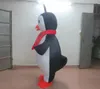 2019 Alta qualità Hot il costume della mascotte del pinguino di Babbo Natale per adulti di Natale da indossare per divertimento