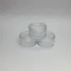 5 Gram Kozmetik Plastik Kavanoz Temizle Baz Krem Boş Pot Örnek Kavanoz 5 ML Mini Plastik Şişe Nail Art Glitter Toz Konteyner Vaka