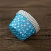 Ny Mode Färgrik Stripe Dot Papper Kaka Förpackning Koppar Muffin Bak Cup Liner Mögelkaka Dekorera Cupcake 100pcs / Lot