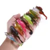 10pcslot 7cm14g Bionic Fishing Lure Set Kit Bass Wels Schwarz Karpfen weich