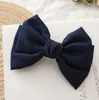 Girls Bows hair clip boutique hair accessories kids double Bows tie princess hairpins 6 color children birthday party bowknot barrettes F826