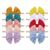 New 2020 bows baby headband cute nylon girls designer headband newborn designer headbands kids headband baby girls hair accessories