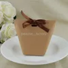 100pcs Kraft Paper Triangle Prezent Wrap Bags Party Wedding Anniversary Chocolate Candy Box Unikalny i piękny design2917