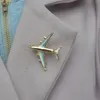 Spilla in metallo per aeroplano 5.2 * 4.3 cm Spilla per aereo da donna Spilla da bavero per accessori per gioielli di moda per feste regalo Spedizione Epacket