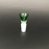 Glass bowl male 14mm 18mm double layers colorful bong accessory cone smoking pipes 2018 latest hookah accessories