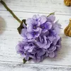 Wedding decoration Silk hydrangea autumn vase home decoration Christmas decoration flower wall set artificial flower XD22589