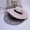 Hot Koop 7-Color Fashion Merk Do Not Sturb Breide Bravel Disky Opvouwbare Sun Hat Zomer Hoed voor Dames Straw Hat Dames Chapeu Panama Fe