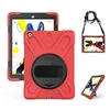 Tablet Cases For iPad Air 10.5 Pro 10.5 With 360 Degree Rotation Kickstand And No Pencil Holder Design Shockproof Anti Fall Protective Cover Shoulder & Hand Strap