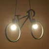 Indoor Hanglampen Retro Nordic Modern Iron Fiets Kroonluchter Cafe Lighting LED Loft Bar Plafondlamp Slaapkamer Droplight Store Home Decor Gift