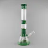 Bong Nuevo diseño Bongs Tubos de agua de vidrio Bongs Bongs de agua con labios coloridos 18 mm Cubilete conjunto Bong Tubos de agua Plataformas petroleras