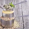 Stevige roestvrijstalen meetbekers 4-delige set lepels bakken gereedschap gemakkelijk te gieten tuit Keukengereedschap Droog en vloeibaar ingrediënt meten