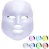 Portable Health Beauty 7 Colors Lights LED Photon PDT Facial Mask Face Skin Care Rejuvenation Therapy Device