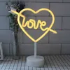 Брелонг светодиод Neon Night Light Flamingo Unicorn Moon Angel Party Decoration украшение детской комнаты украшение дома277D