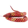 Realistiska fyllda djur jätte boa constrictor plysch Snake Toys Dolls Blue Green Red Yellow 170cm 55 fot Long6476898