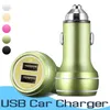 Universal Dual USB Car Charger 5V 2A Mini Charger Fast Charging For Mobile Phone Smart phone Huawei Samsung