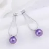 Twisted Textured Earring Settings 925 Sterling Silver Earring Mounts to stick Round Pearls on 5 Pairs