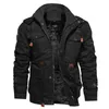 브랜드 두꺼운 겨울 양털 재킷 남성 군사 전술 육군 자켓 남성 플러스 사이즈 4XL 따뜻한 유지 -30 'C 후드 Jaqueta Masculina S191019을