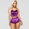 Womens Fashion Nightwear New Two Suits Summer Sexy Pajamas Step Stest Shorts New Sprit Sorts Tracksuits Instroft Underwear DA507