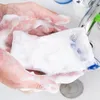 Spugne per guanti insaponati in rete di schiuma per sacchetti di sapone per pulizia schiumosa Saponi da bagno Netti Guanti per pulizie bagno 9 * 15CM