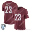 Washington State Cougars 3 Tyler Hilinski 4 Luke Falk 23 Gerard Wicks 10 Kirkland Parker 11 Drew Bledsoe Jersey de fútbol americano de la NCAA