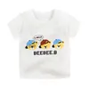 T-Shirts neue Baumwolle Schwester Bruder Kinder Kinder Cartoon Print T-Shirts Tops Kleidung T-Shirt