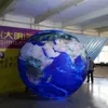 Giant Ground Inflatable Balloon Erath Planet with LED Light for Nightclub or 2020 Party Music Park Decoration