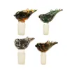 Pipa colorata Strumento per bong Simpatica conchiglia in vetro inebriante ciotole 14 mm 18 mm Giunto maschio