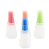 Silicone Oil Bottle Baking Brush Liquid Oil Honey Brushes Barbecue Tool BBQ Basting Pancake Kitchen Accessories XBJK2003