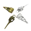 4st Steampunk Raven Bird Skull Pendants Charms halsbandsmycken Fynd 32 14mm 40 11mm Candy Car Pendants Gift289C1088866