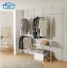 Multifunctional Creative Clothes Hangers Bedroom Furniture wall shelf Combination Multilayer Storage Cloth rack