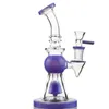 Ship By Sea Short Nect munstycke Hookahs Heady Bongs DAB Oil Rigs Showerhead Percolator Pyramid Design Vattenrör med skål XL275