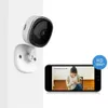 Mini telecamera IP wireless 1080P Fisheye Telecamera di rete Visione notturna IR Cut WiFi Baby monitor di sicurezza - Spina americana