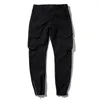 Erkekler Yüksek Sokak Moda Hip Hop Rahat Kargo Pantolon Erkek Harem Adam Jogger Sweatpants 2021 Sonbahar Fermuar Pantolon 381