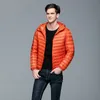 Autumn And Winter The Super Light Thin Section Men's Down Jacket Brief Paragraph Big Yards Leisure Hooded Jacket1 Phin22