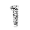 NOVO 925 Silver Sterling Princess RING Set Original Box for Pandora NOVO Fashion CZ Diamond Wedding Gift Ring for Women183F